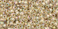TOHO seed beads - Gold Lined Rainbow crystal 11/0, 10gram TOHO