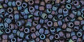 TOHO Seed Beads - Frosted Metallic Nebula 11/0, 10gram TOHO