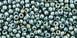 TOHO Seed Beads - Galvanized Green Silver 11/0, 10gram TOHO