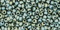 TOHO Seed Beads - Higher Metallic Frosted Blue Haze 11/0, 10 gram TOHO