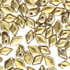 Matubo Mini Gemduo - Crystal Full Amber 6x4mm, 5 gram Matubo