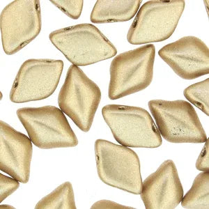 Matubo Mini Gemduo - Crystal Bronze Pale Gold 6x4mm Matubo