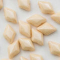 Matubo Mini Gemduo - Chalk Orange Luster 6x4mm, 5 gram Matubo