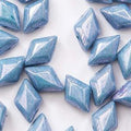 Matubo Mini Gemduo - Chalk Blue Luster 6x4mm Matubo
