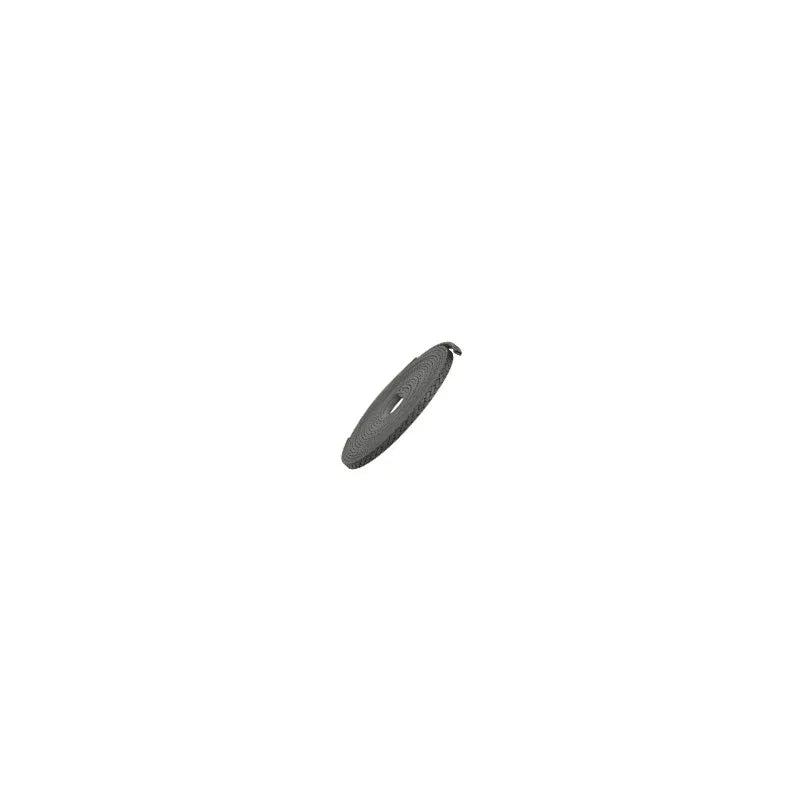 Läderimitation Platt Bred - Flätad Grå 5mm, 20 cm Hilmas Pyssel
