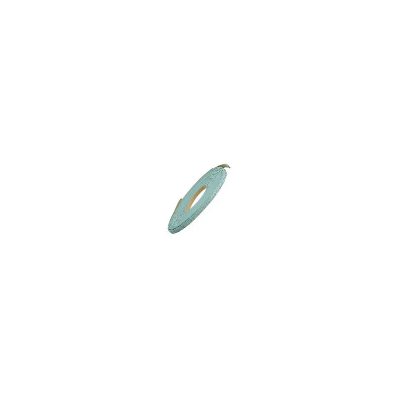 Läderimitation platt bred - Glittrig ljusblå 5mm, 20 cm Hilmas Pyssel