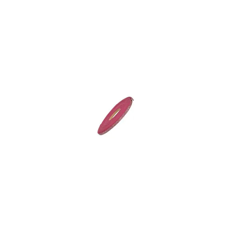 Läderimitation platt bred - Glittrig rosa / multi 5mm, 20 cm Hilmas Pyssel