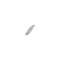 Läderimitation platt band - Glittrig silverfärgad 5mm 20 cm Hilmas Pyssel
