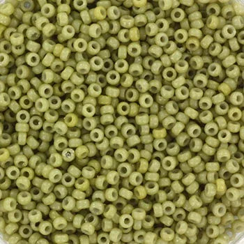 Miyuki Seed Beads - Duracoat Opaque Cactus 15/0, 10 gram Miyuki