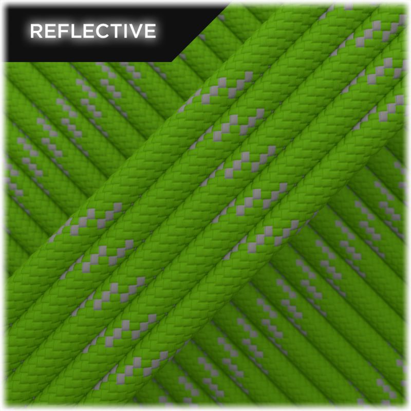 Paracord Reflective Grön Golf 550 #R455 - 10 Meter