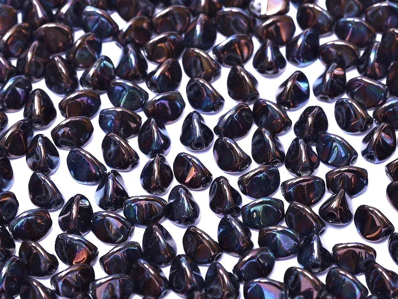 Pinch Bead - Jet Iris 5mm, 10 gram Hilmas Pyssel