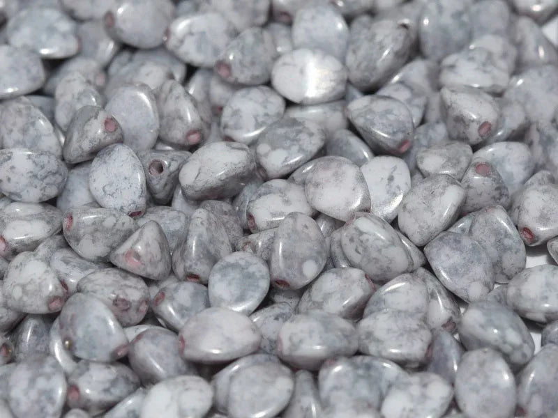 Pinch Bead - Chalk White Teracota Copper 5mm, 10 gram Hilmas Pyssel