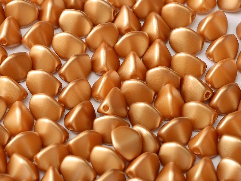 Pinch Bead - Pastel Amber 5mm, 10 gram Hilmas Pyssel