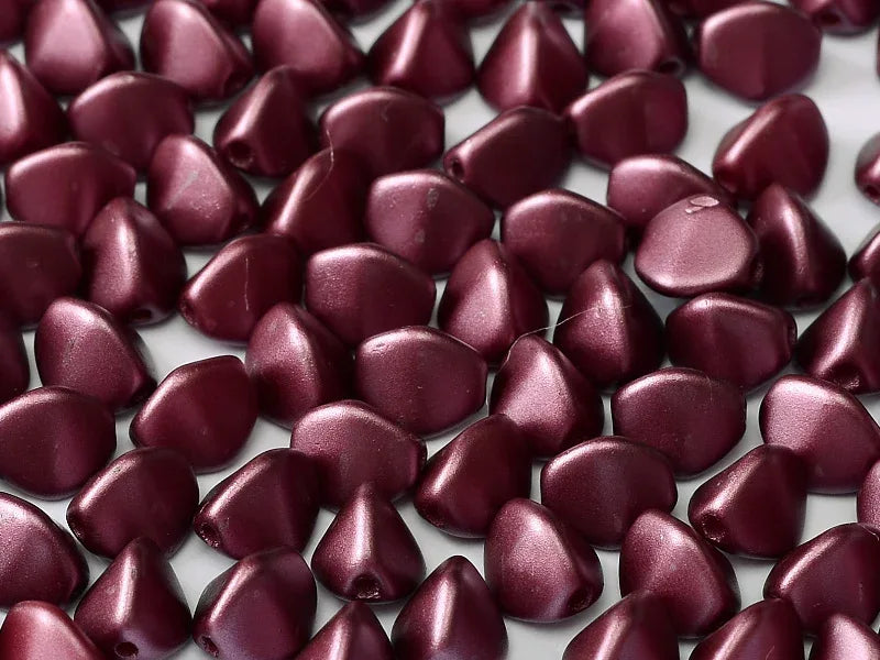 Pinch Bead - Pastel Burgundy 5mm, 10 gram Hilmas Pyssel