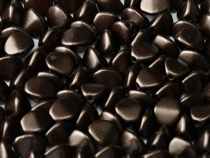 Pinch Bead - Pastel Dk Brown 5mm, 10 gram Hilmas Pyssel