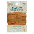 Knot-it Waxed Brazilian cord - Mandel 13,7 m Beadsmith