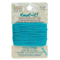Knot-it Waxed Brazilian cord- Aqua 13,7 m Beadsmith