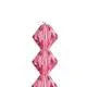Tjeckiska MC Bicone - Indian Pink 4 mm, 30-pack Preciosa