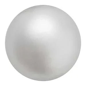 Preciosa Pearl Round - Maxima Light Grey 8 mm, 1 sträng Preciosa