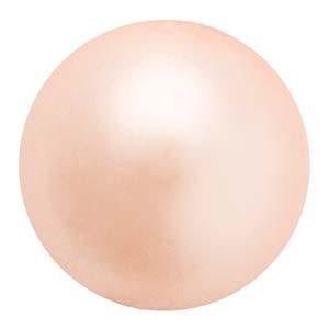 Preciosa Pearl Round - Maxima Peach 6 mm, 1 sträng Preciosa