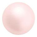 Preciosa Pearl Round - Maxima Rosaline 6 mm, 1 sträng Preciosa