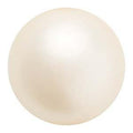 Preciosa Pearl Round - Maxima Cream 4 mm, 1 sträng Preciosa