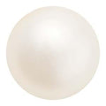 Preciosa Pearl Round - Maxima Light Cream Rose 4 mm, 1 sträng Preciosa