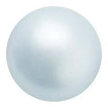 Preciosa Pearl Round - Maxima Light Blue 4 mm, 1 sträng Preciosa