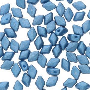 Matubo Mini Gemduo - Metal Matte Blue 6x4mm, 5 gram Matubo