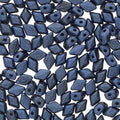 Matubo Mini Gemduo - Metallic Suede Blue 6x4mm, 5 gram Matubo