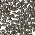 Matubo Mini Gemduo - Jet Silver Paste Mat 6x4mm, 5 gram Matubo