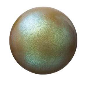 Preciosa Pearl Round - Maxima Pearlescent Khaki 4 mm, 1 sträng Preciosa