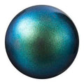 Preciosa Pearl Round - Maxima Pearlescent Peacock Green 4 mm, 1 sträng Preciosa