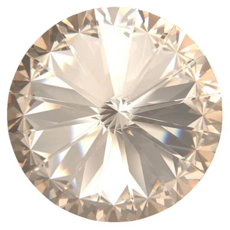 Preciosa Rivoli Maxima - Crystal Argent Flare 12mm, 1 styck Preciosa