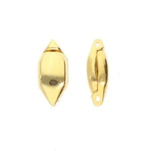 Cymbal Element - Ralaki 24K Gold plated Lås 1 Styck Beadsmith