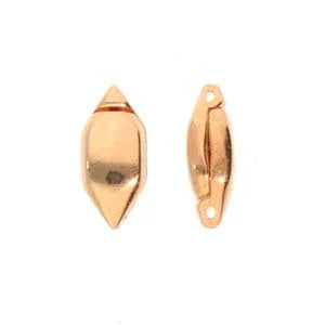 Cymbal Element - Ralaki Rose Gold Plated Lås 1 Styck Beadsmith