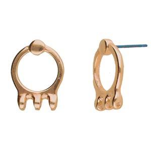 Cymbal Element Örhänge - Farali III Rose gold plated 2-pack Beadsmith