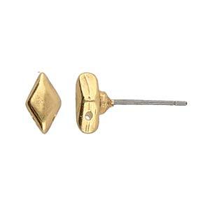 Cymbal Element Örhängen - Provatas 24K Gold plated 2-pack Beadsmith