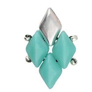 Cymbal Element Örhänge - Provatas Antique Silver Plated 2-pack Beadsmith