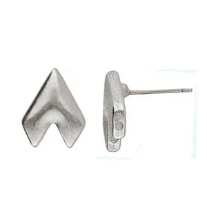 Cymbal Element Örhänge - Provatas II i Antique Silver Plated 2-pack Beadsmith
