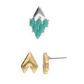 Cymbal Element Örhängen - Provatas II 24K Gold Plated 2-pack Beadsmith