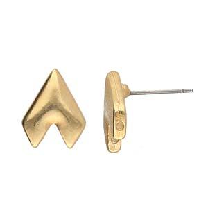 Cymbal Element Örhängen - Provatas II 24K Gold Plated 2-pack Beadsmith
