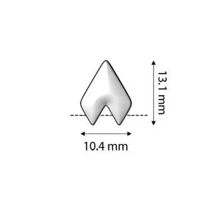 Cymbal Element Örhänge - Provatas II Rose gold plated 2-pack Beadsmith