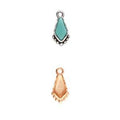 Cymbal Element - Valsamo Rose Gold Plated 2-pack Beadsmith