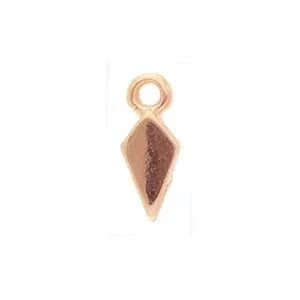 Cymbal Element - Ambeli Rose Gold Plated 2-pack Beadsmith