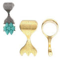 Cymbal Element - Paliochori 24K Gold Plated 1 styck Beadsmith