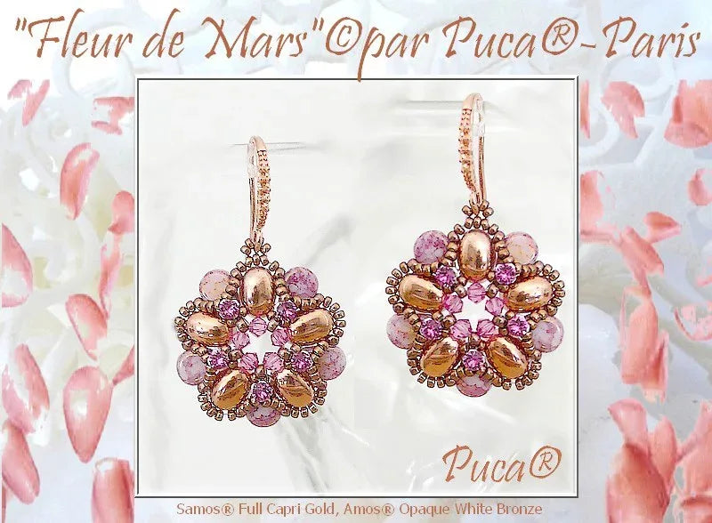 Mönster Armband - Fleur de Mars Les perles par Puca® - Paris