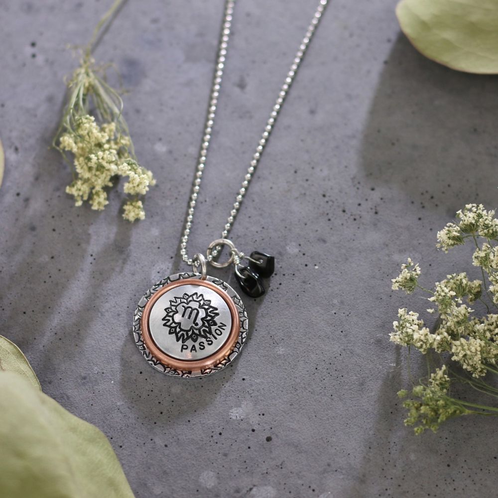 ImpressArt - Semi-Precious Charms Onyx 24 st ImpressArt