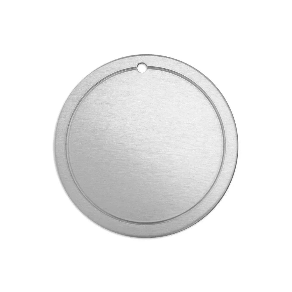 ImpressArt - Border Cirkel 1 1/4" - Premium Stamping Blanks Alkeme 18g 3 st ImpressArt