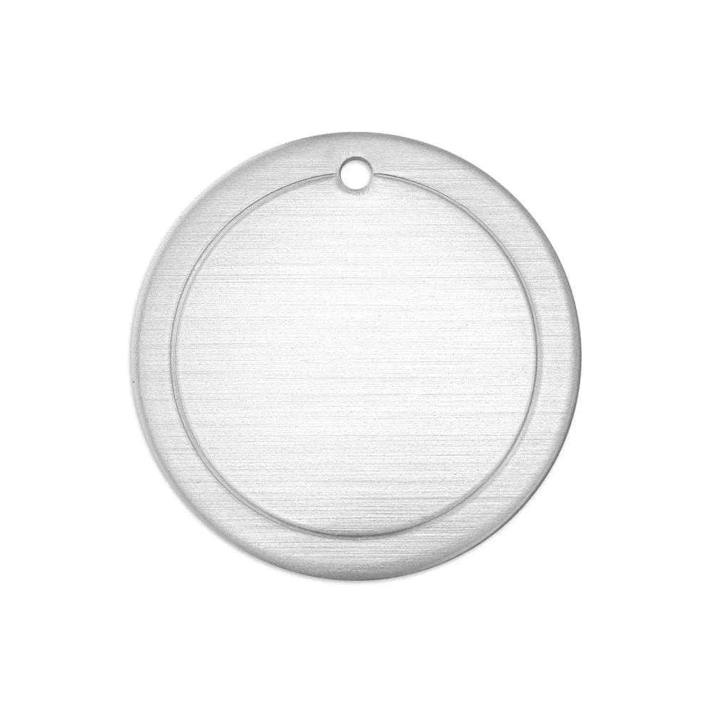 ImpressArt - Border Cirkel, 1" - Premium Stamping Blanks Alkeme, 18g 4 st ImpressArt